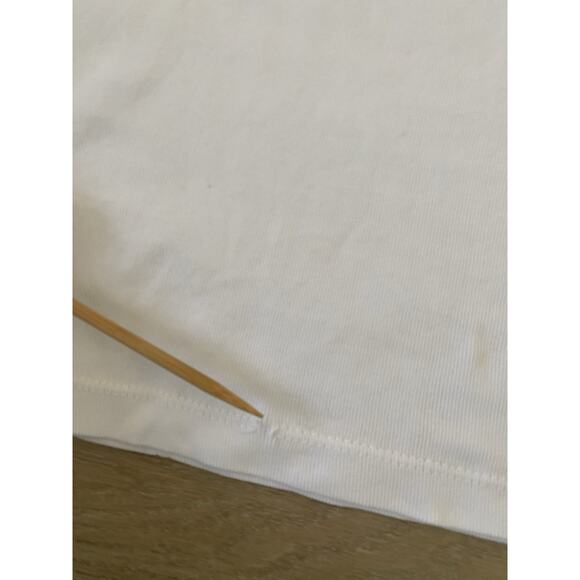 Rowan Women's Pruitt 100% Cotton White Racerback Tank S Minimalist Casual USA - Picture 9 of 9